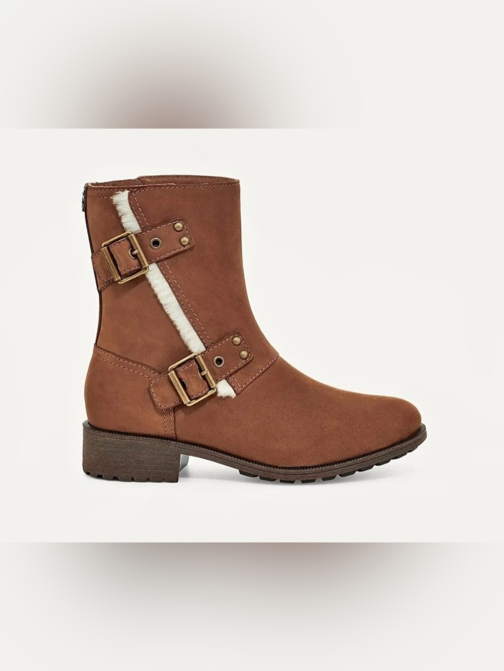 UGG Sutter Moto Boot Combat Boots in Brown
